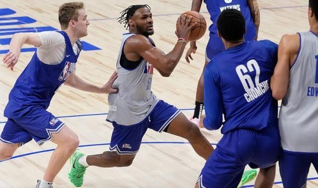 天天赢球-只有1米87！詹皇儿子“谎报”身高，试训赛闪耀砍13分